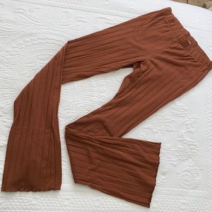 orange top shop pants